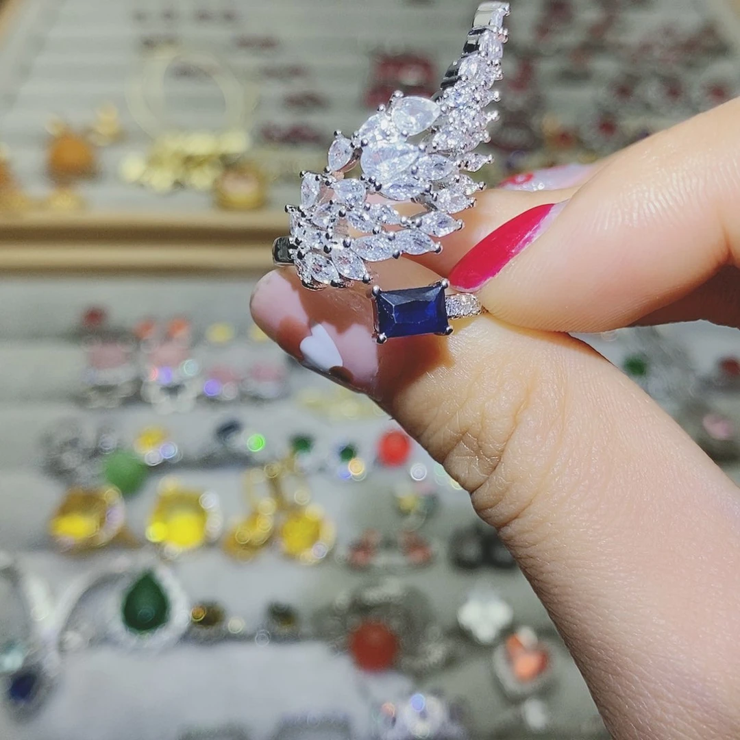 【闪购商品】托帕石耳饰银S925镶嵌