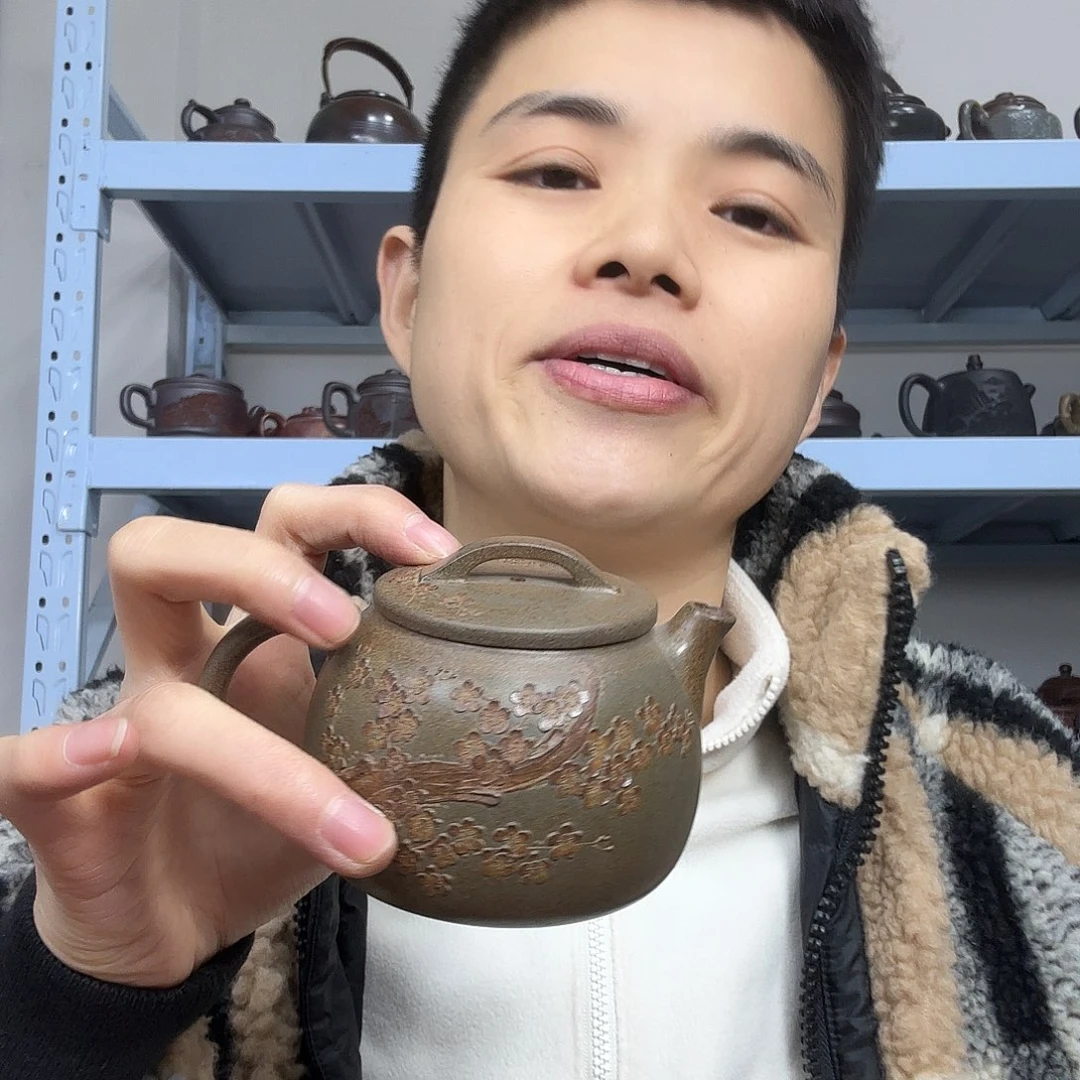 紫砂茶壶民间手艺人全手工制作