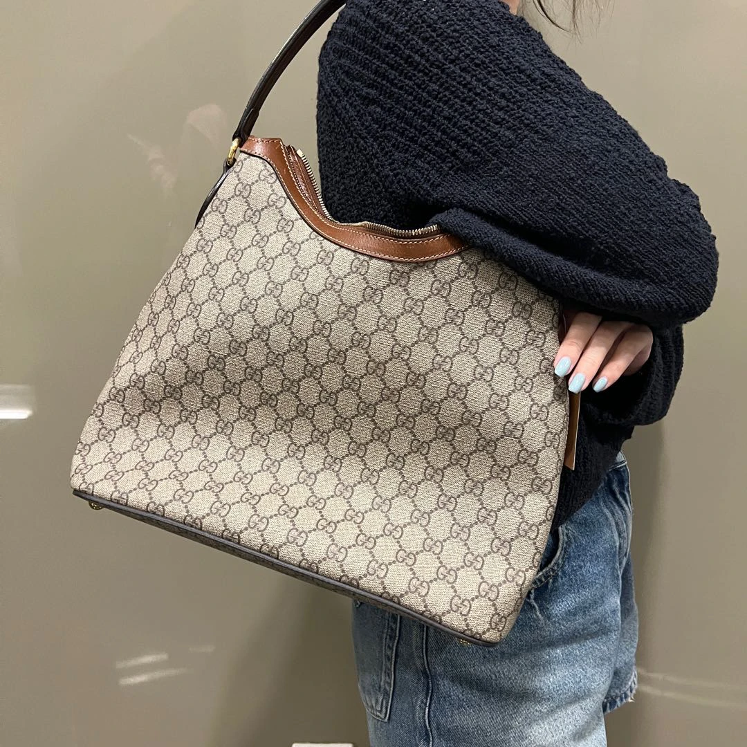 95新 GUCCI/古驰 老花腋下包/5072