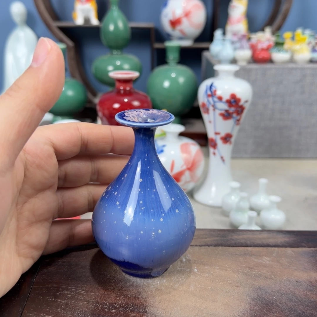陶瓷手工小花器摆件