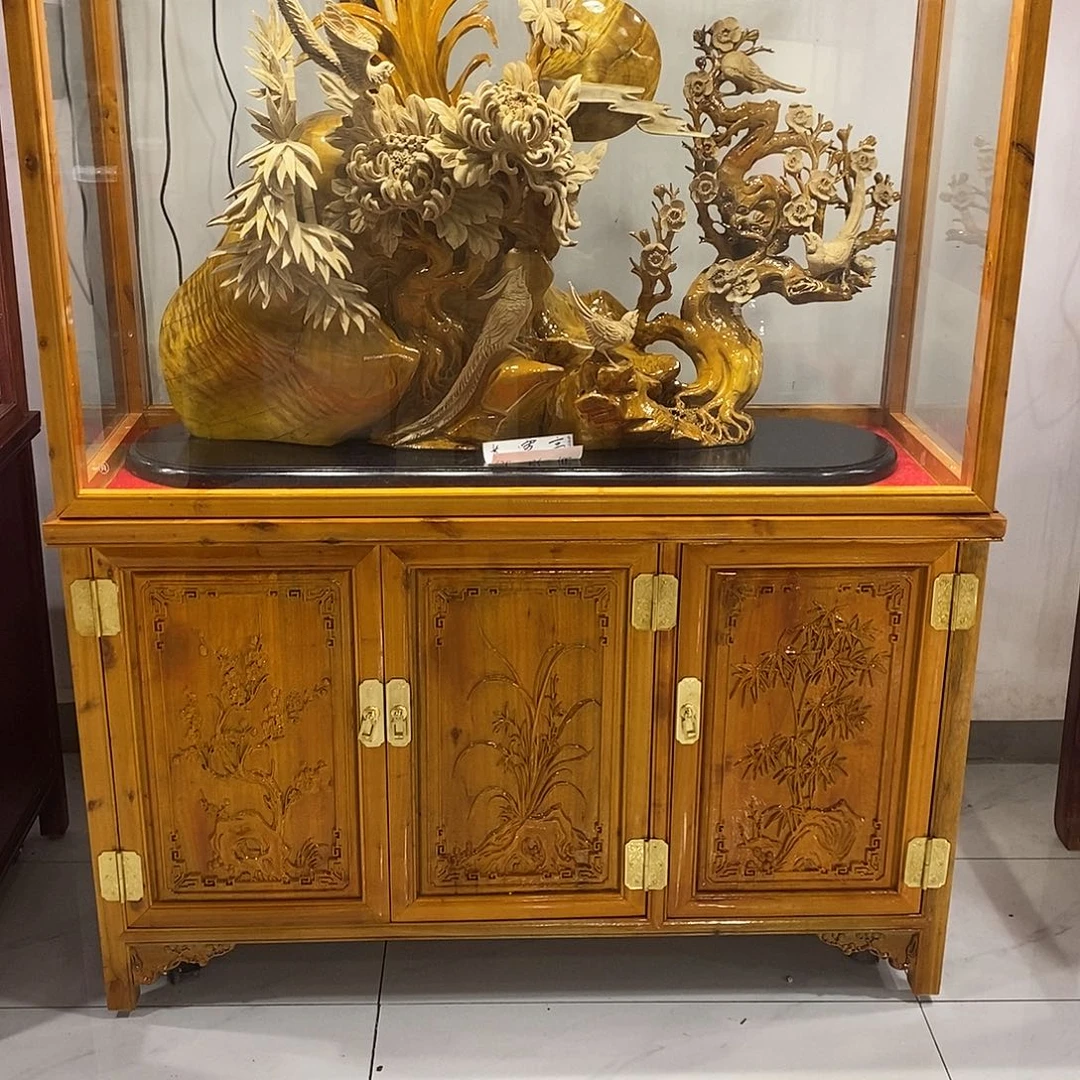 金丝楠住****浪金丝楠木小叶桢楠摆件