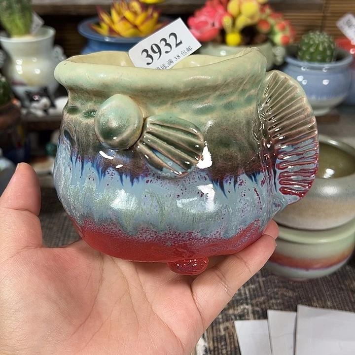 口9 手工花盆满30包邮