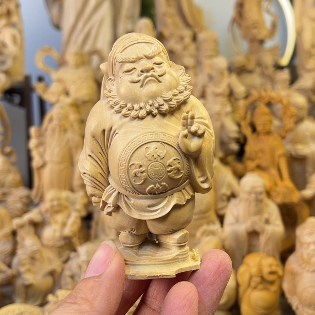 空***也木小叶黄杨木8公分钟馗
