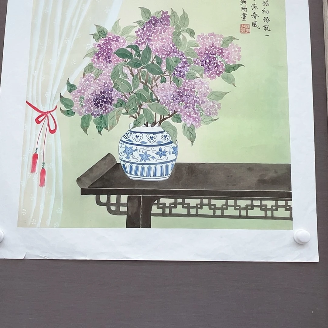 国画画家苏珊国画精品原创