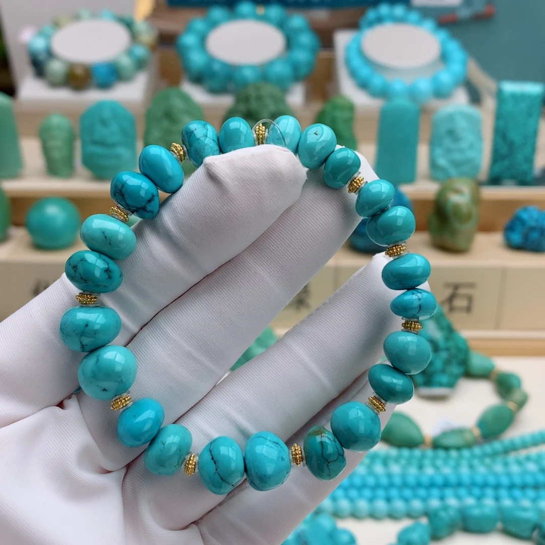 绿松石未镶嵌挂件