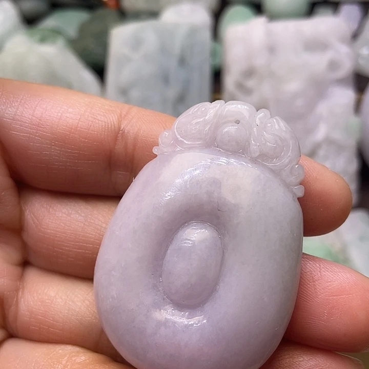 定制翡翠未镶嵌缅甸翡翠吊坠