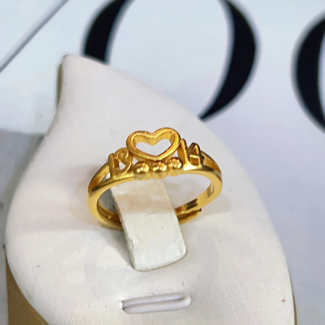 铜合金锆石戒指 哈尼西牧时尚百搭戒指#0008145