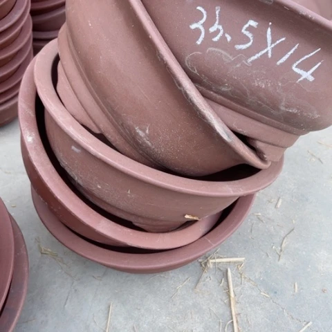 紫砂花盆100-5。33.5-14
