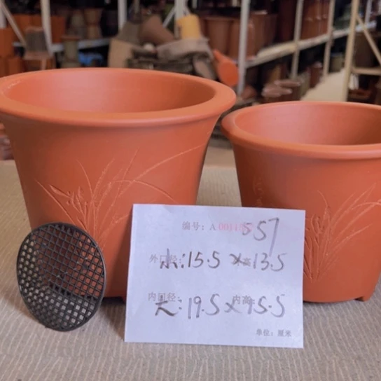 紫砂花盆紫紫砂盆