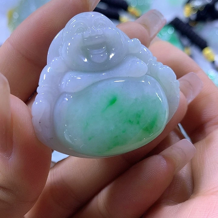 翡翠未镶嵌颈饰天然翡翠A货吊坠