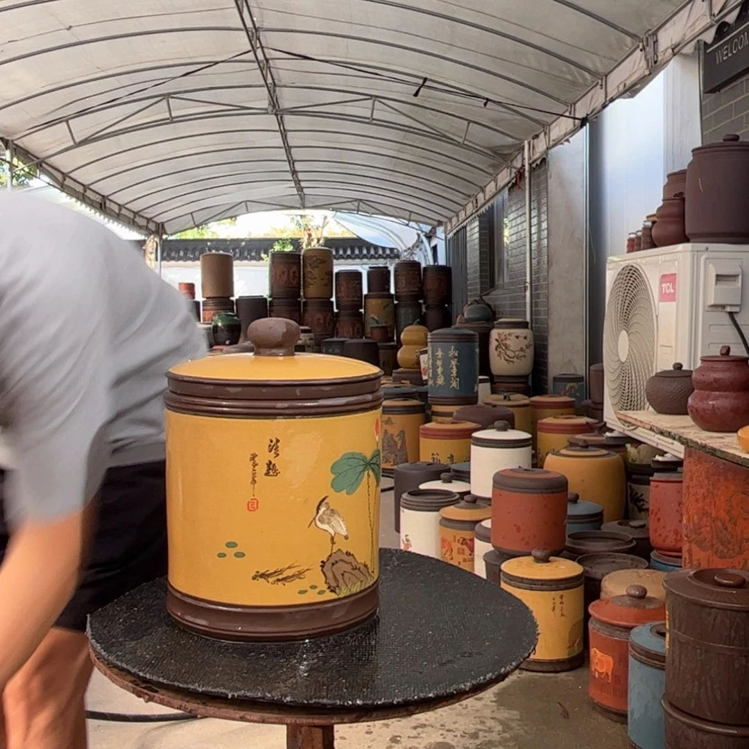 紫砂茶叶罐9 饼茶叶罐