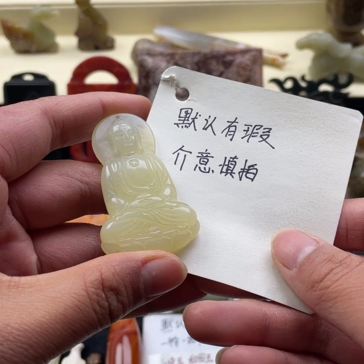 蛇纹石玉颈饰未镶嵌12