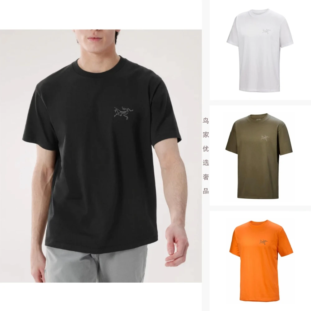ARC'TERYX/始祖鸟Kragg新款纯棉半袖舒适透气圆领短袖T恤