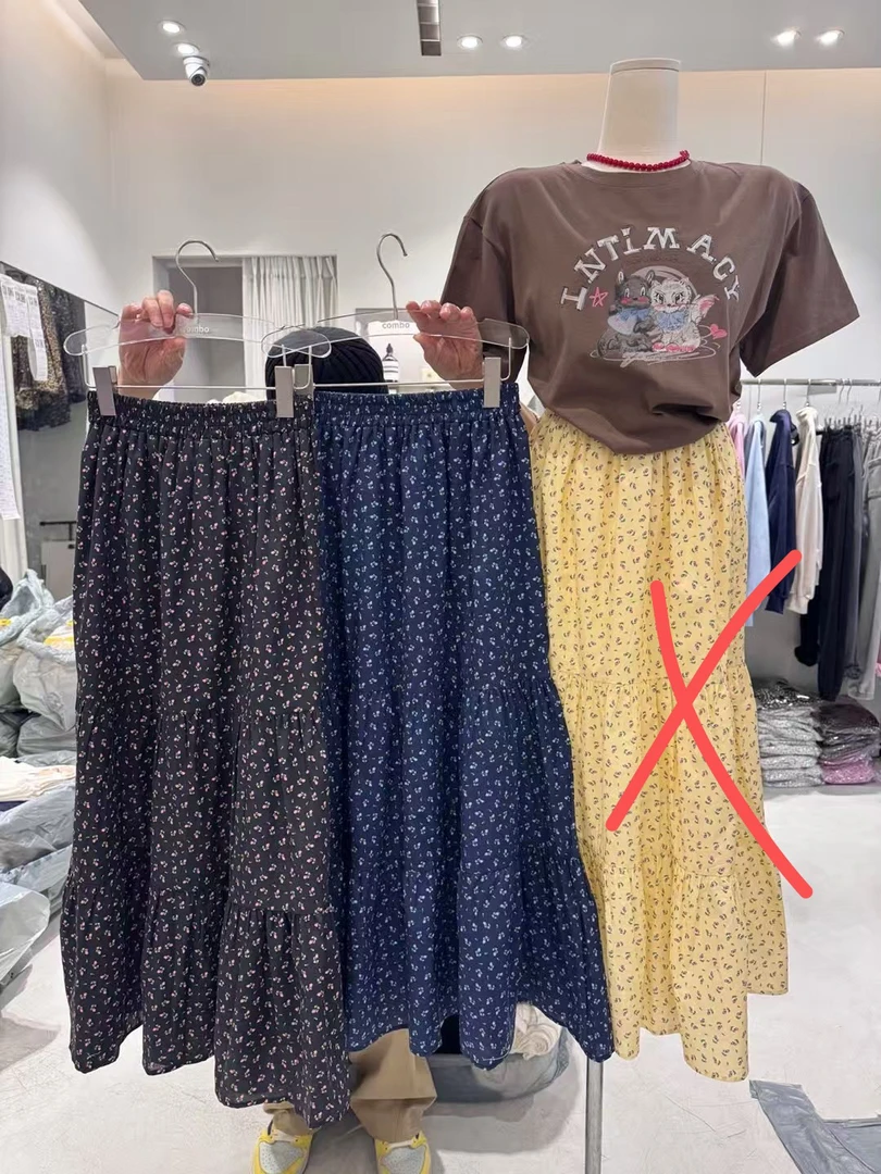 【NO退换】东大门C显瘦百搭夏季新款碎花半裙