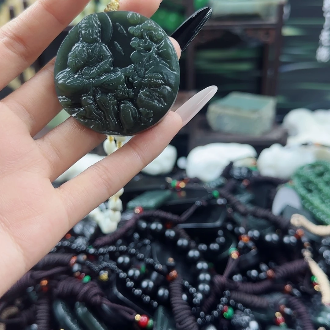 未镶嵌和田玉挂件