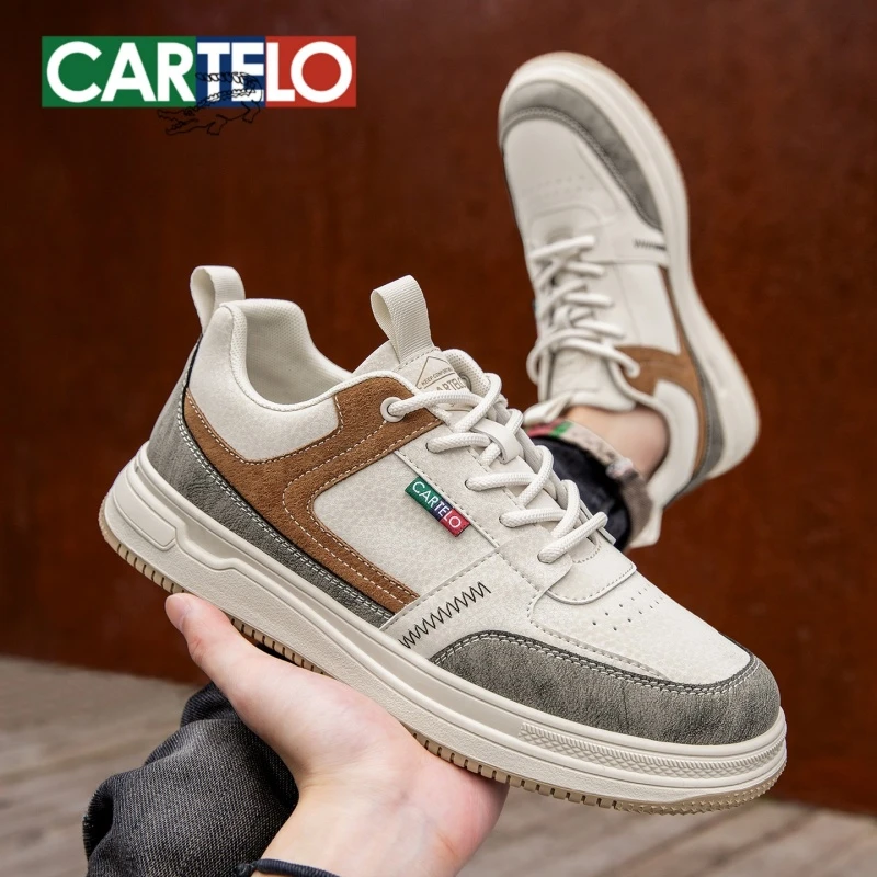 卡帝乐鳄鱼男鞋秋冬透气轻薄不臭脚闲板鞋男士开车专用休男款百搭