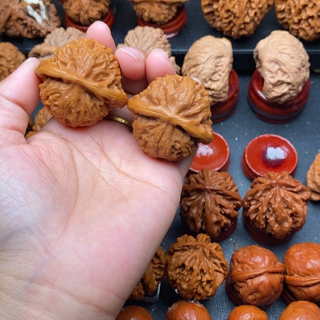 文玩核桃把件42宫灯