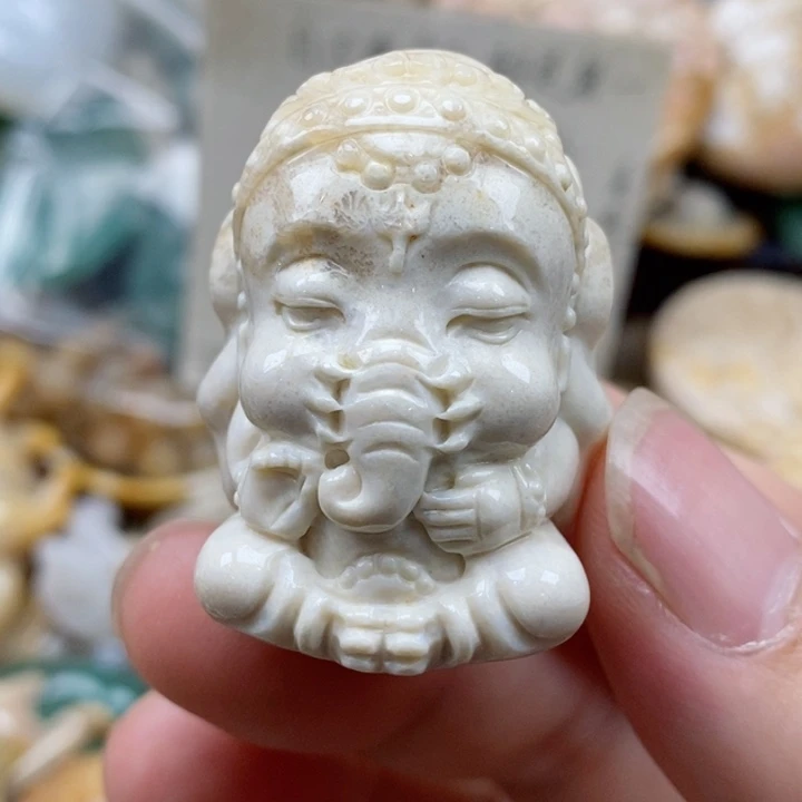 硅化珊瑚（珊瑚玉）未镶嵌颈饰