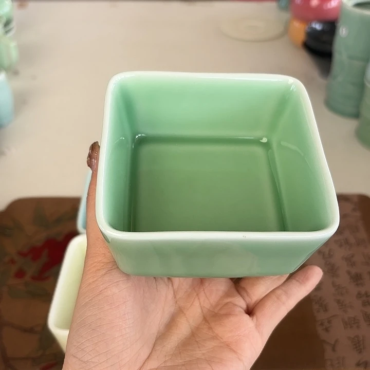 龙泉云间青瓷小米茶器