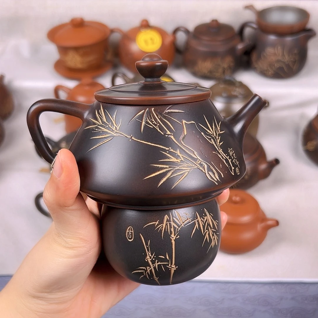 陶瓷220毫升石瓢一壶一杯