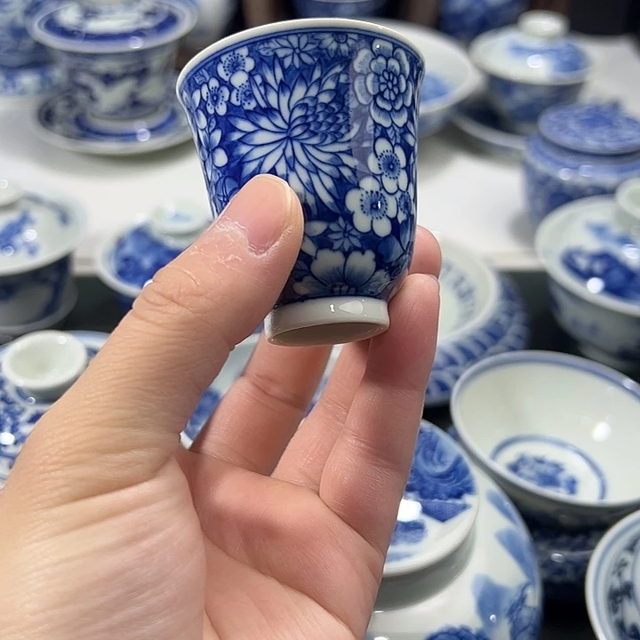 正***好微瑕柴窑万花薄胎