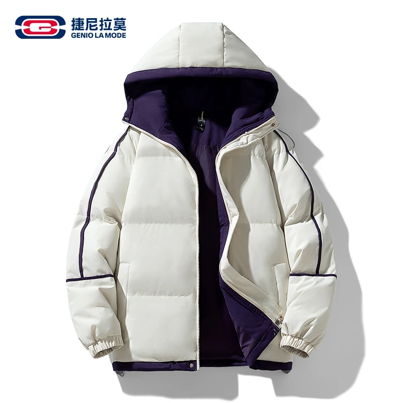 【敖瑞鹏代言】捷尼拉莫男女款棉衣连帽冬季加厚保暖棉服