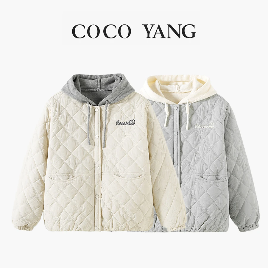 秋冬新款女大童棉服外套时尚甜美韩版温柔风青少年装-SW154