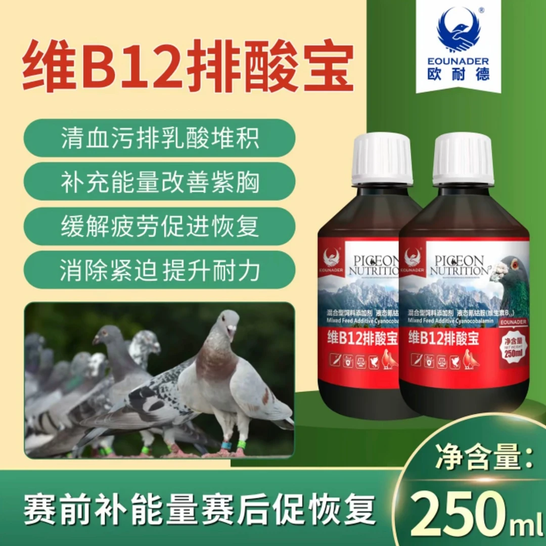 排酸宝赛鸽信鸽用品补充营养恢复能量预防黑舌紫胸