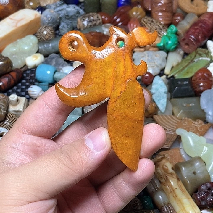 和田玉未镶嵌颈饰252