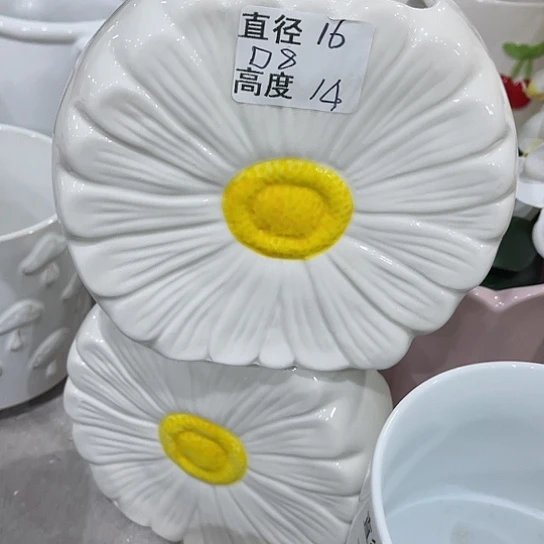 多绿植陶瓷花盆9.9包邮，有孔