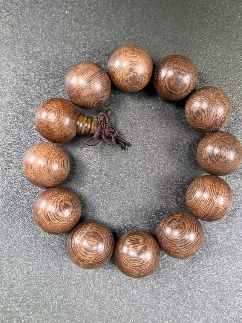 鸡翅木手串大号 无礼盒（多样性发其一）D031