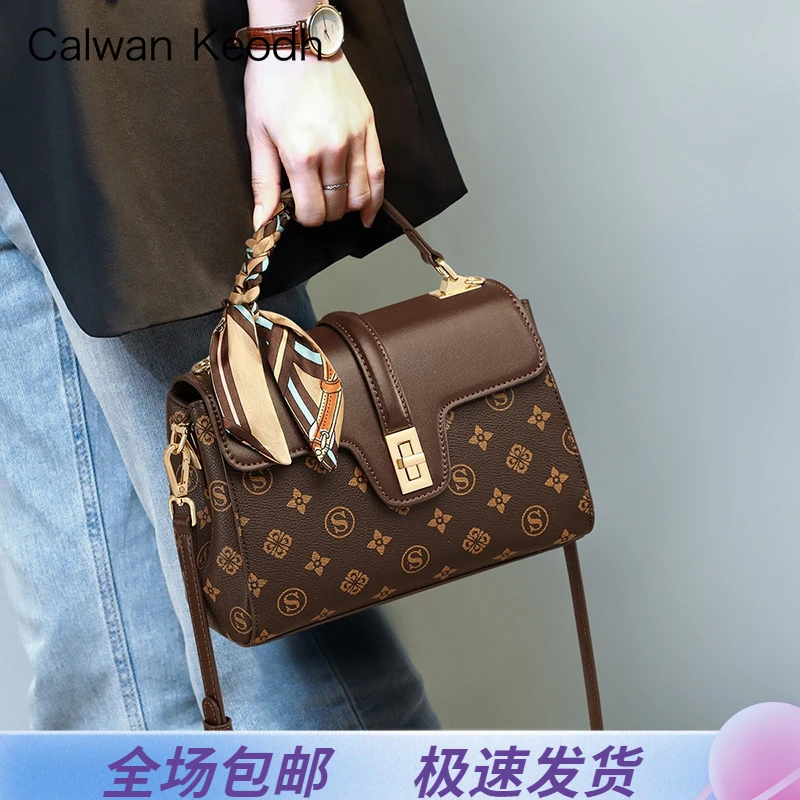 Calwan Keodh包包女2025轻奢气质单肩手提包生日礼物送女友送老婆