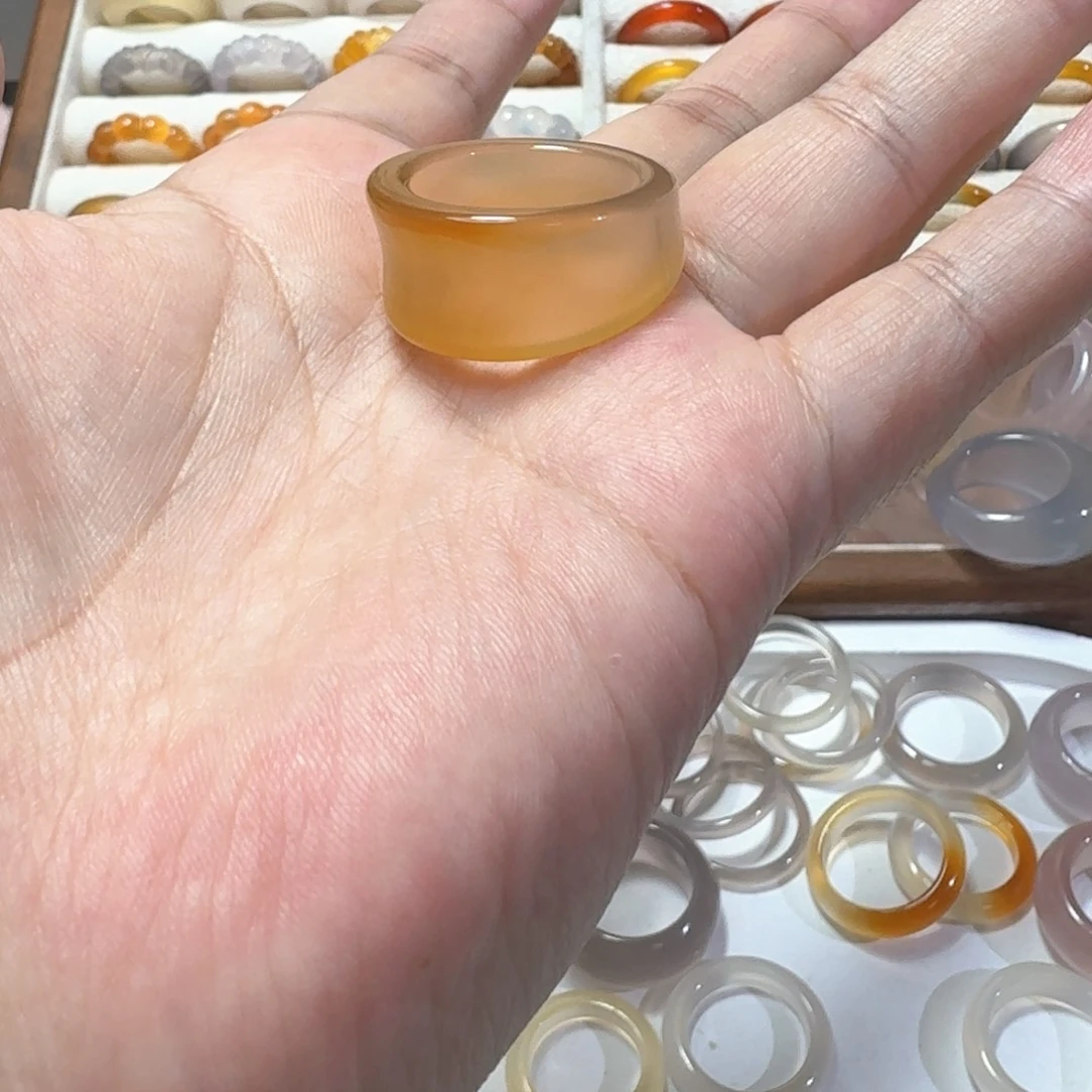 合金戒指玛瑙/玉髓204港21