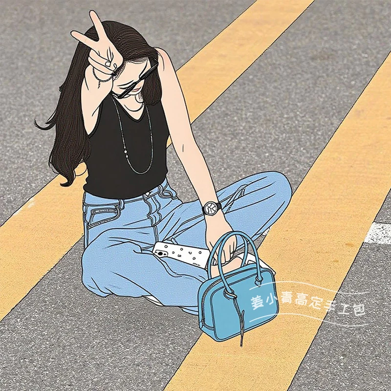 姜小青私定【羽毛包*一代】升级版百搭手工包