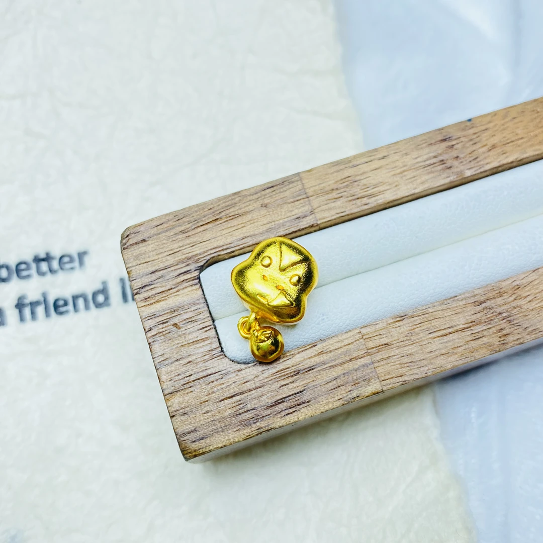 吊坠 A黄色十二生肖通孔吊坠多样性发一件46456