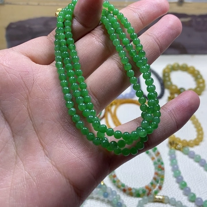 定制翡翠未镶嵌缅甸翡翠A货卡3.8