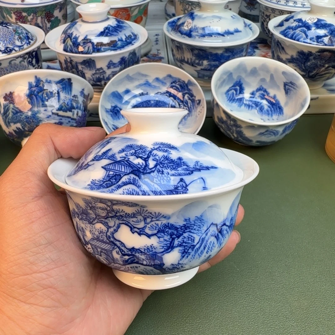 陶纯手工纯手绘茶具348