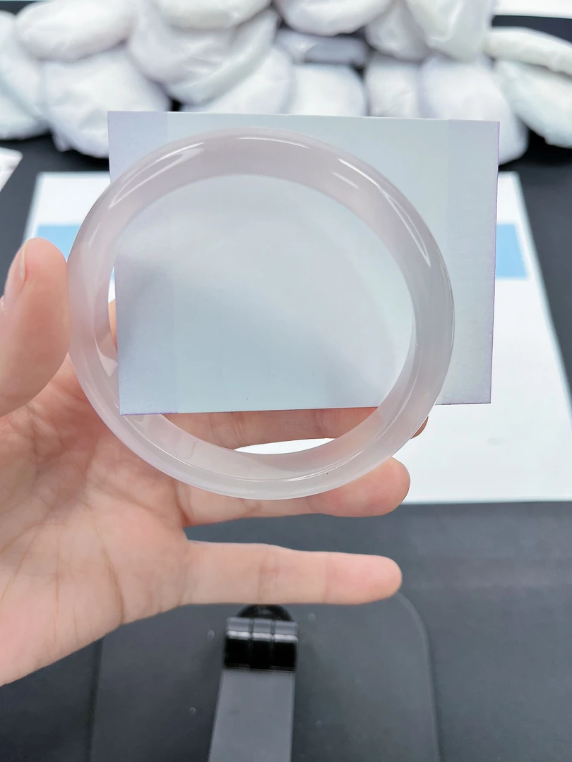 手镯 【冰粉手镯】猫眼手镯正圈款微瑕体验款多样性发货