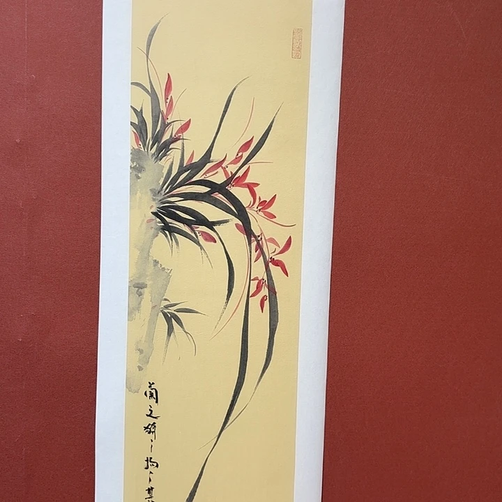 国画听兰老师花鸟