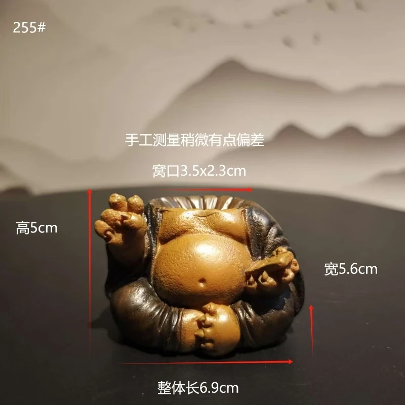 卡通兽头猫头创意奇石树脂底座摆件家居装饰品