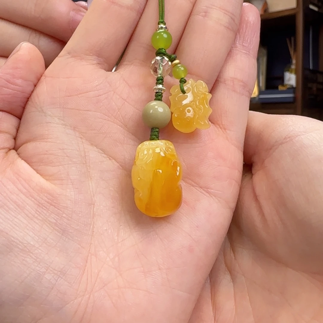 ****安未镶嵌颈饰蜜蜡11111111111