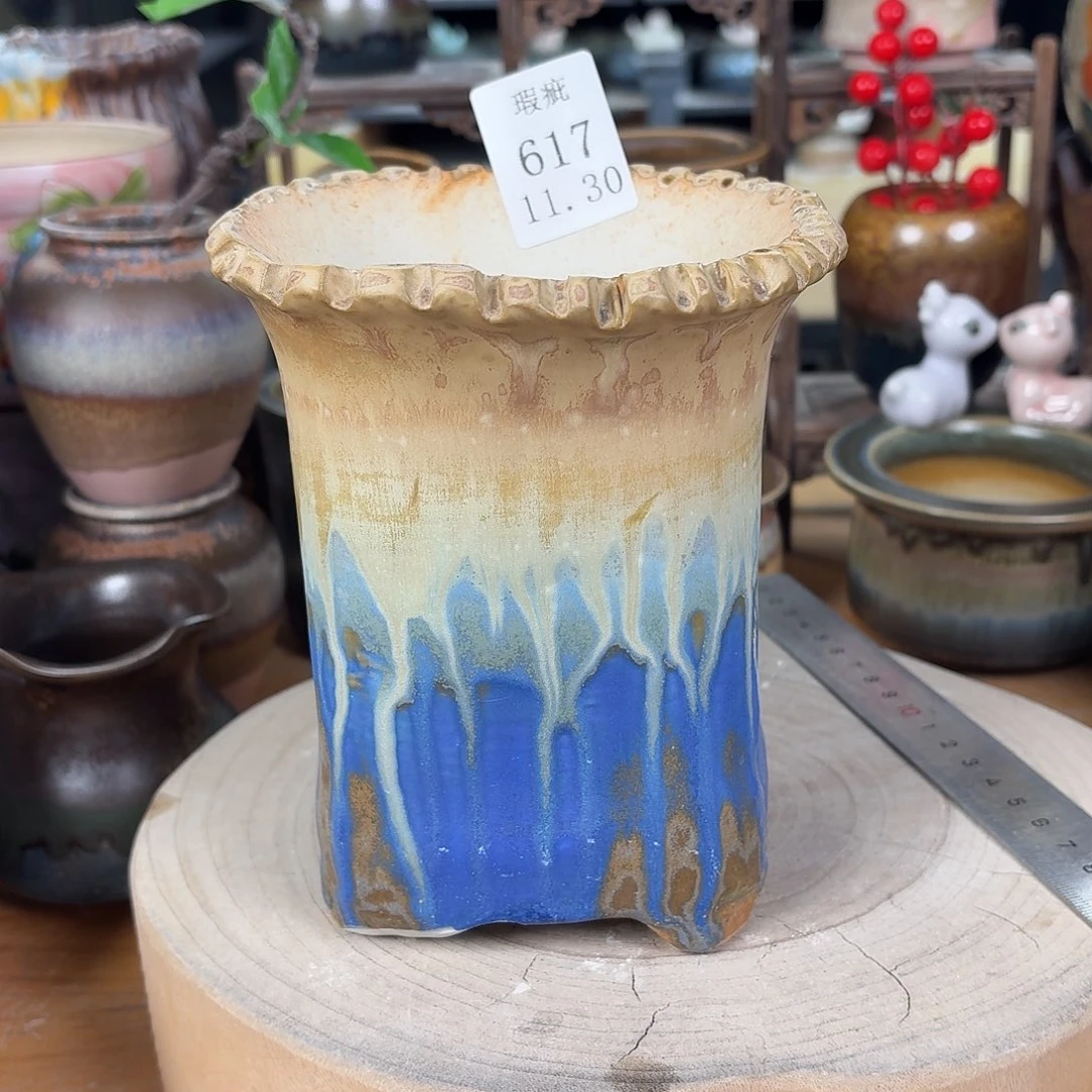 瓷片景德镇陶瓷手工制作口11高15