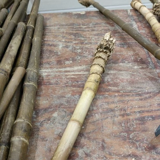 蹉***华实心玉竹手把件金条料