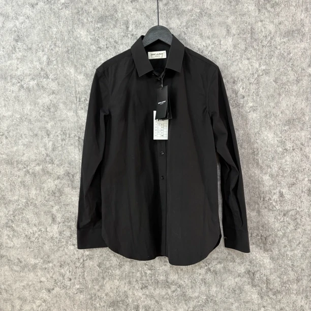 未使用 YSL/圣罗兰 圣罗兰黑色衬衫工服