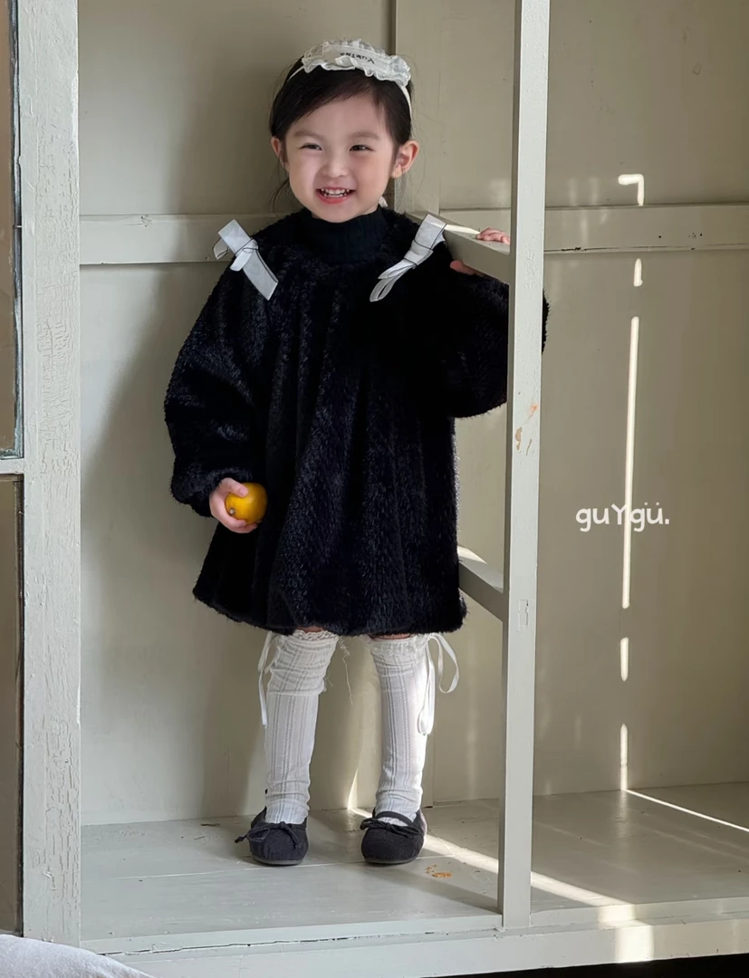 古吖咕黑色公主裙