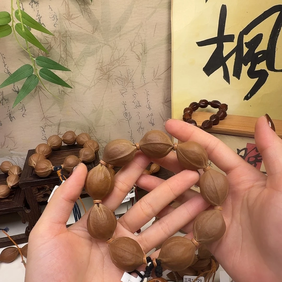 i***i手串/手链橄榄核梅林铁核三花22.28