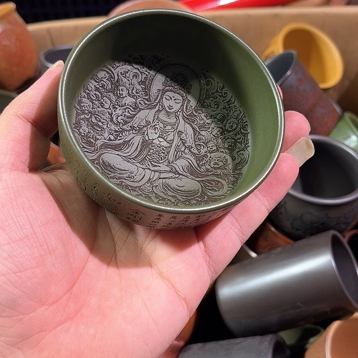 茶杯紫砂全手工 紫砂主人杯