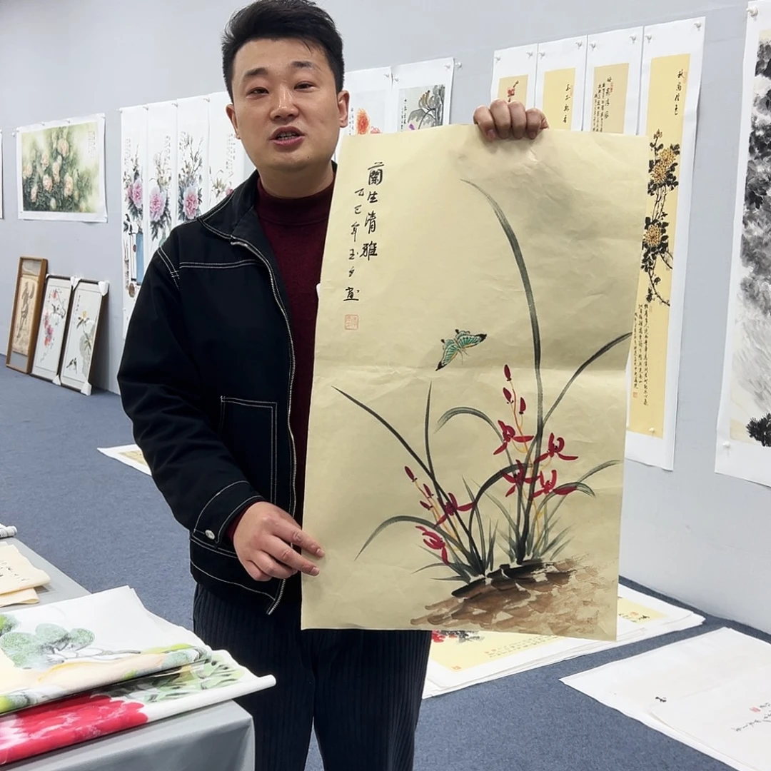 国画国画宣纸纯手绘作品