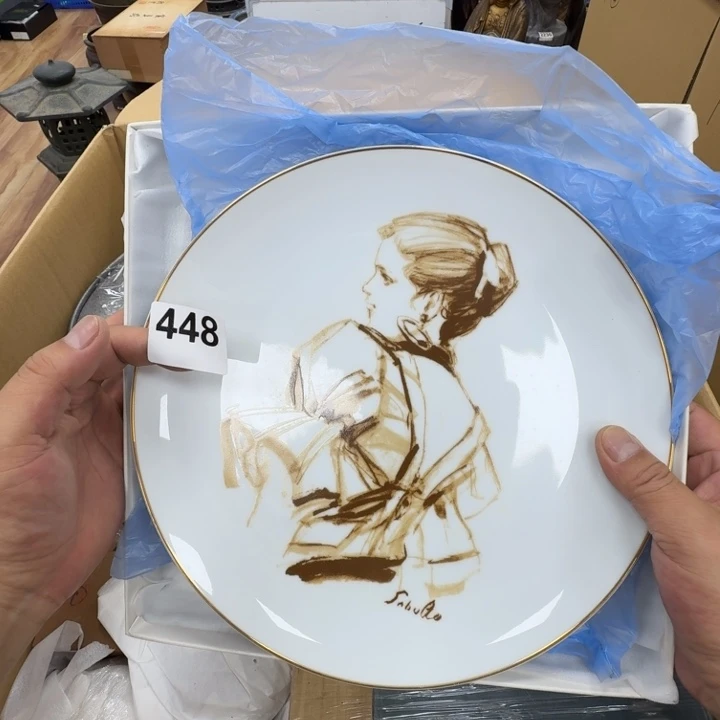 瓷片工艺品摆件瓷器摆件正能量