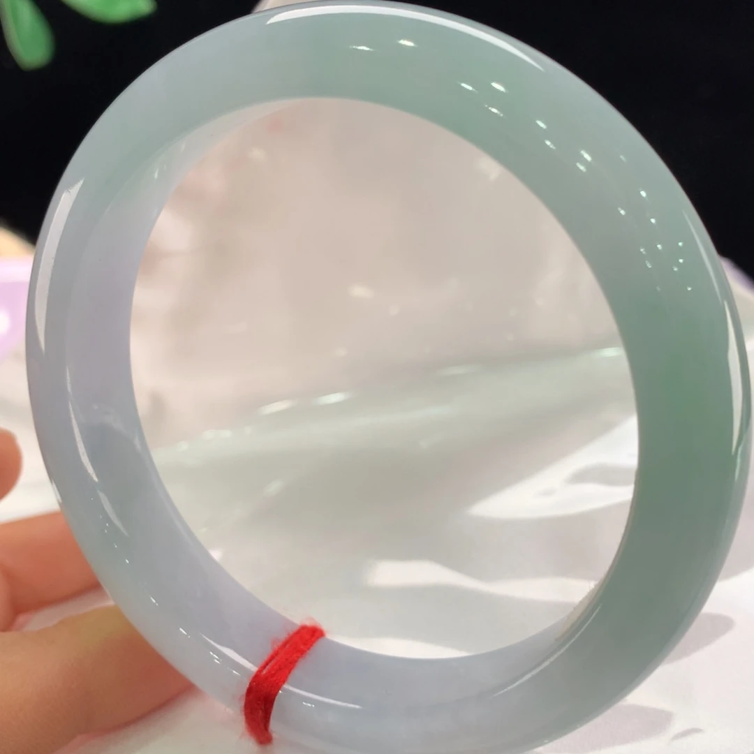 翡翠未镶嵌手镯0423